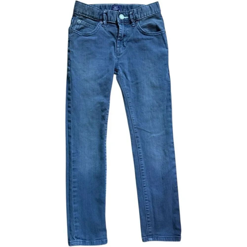 Youth Boys The Gap Kids Skinny Stretch Blue Gray Wash Jeans - Sz 8